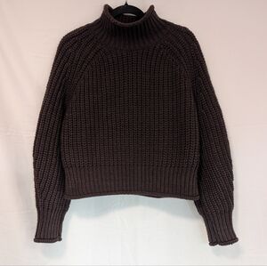H&M Dark Knit Turtleneck Sweater